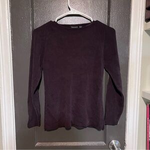 100% Silk Brown Top